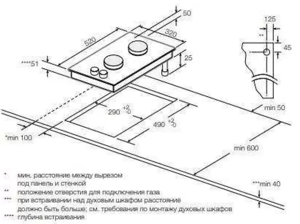 Газовая варочная поверхность Graude GS 30.1 E