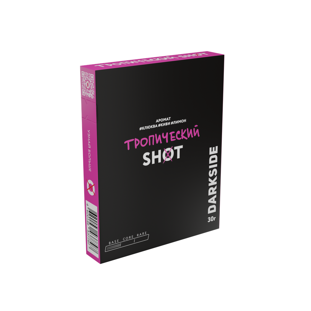 М. Табак для кальяна Dark Side Shot Тропический (Клюква, лимон, киви) 25/30гр