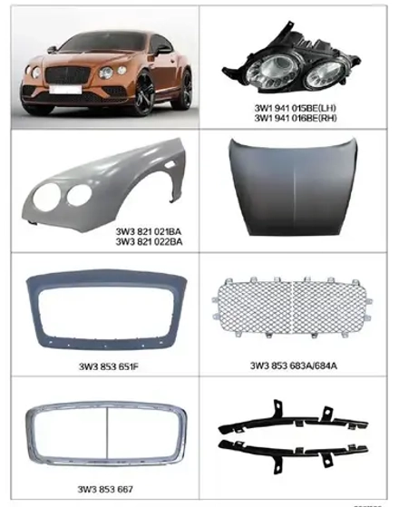 Комплект рестайлинга для Bentley Continental GT Supersport 2015-2018 Бентли Континенталь