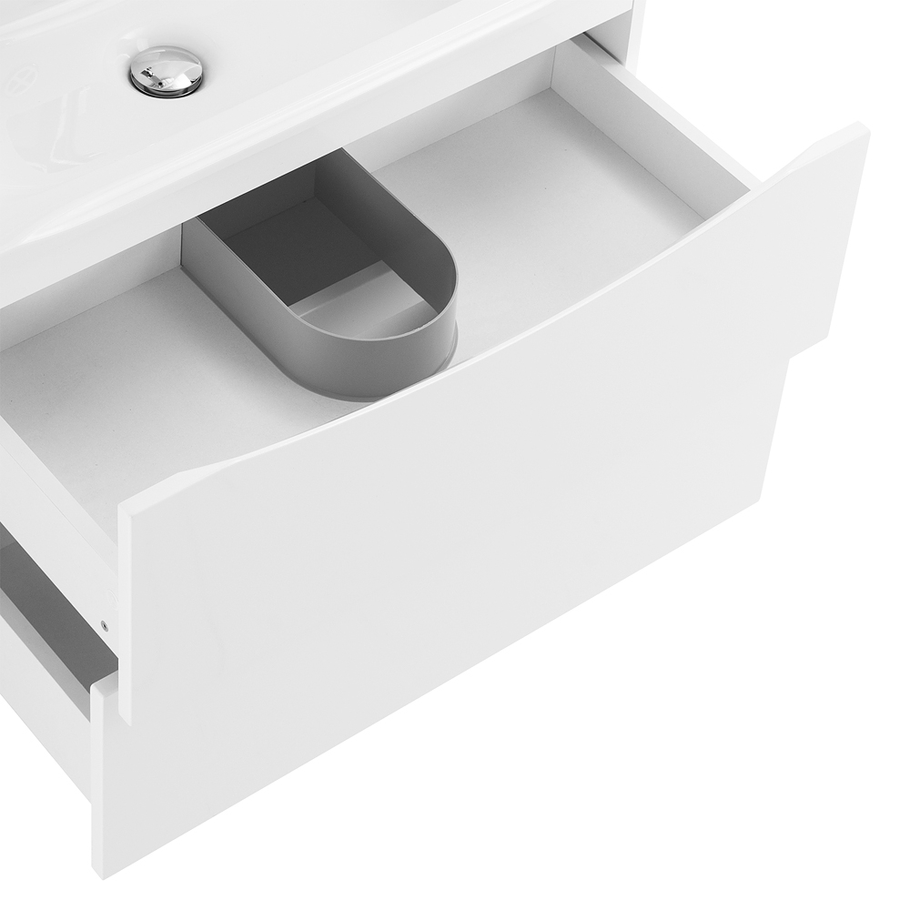 Тумба подвесная с раковиной BelBagno MARINO-750-2C-SO-BL-P