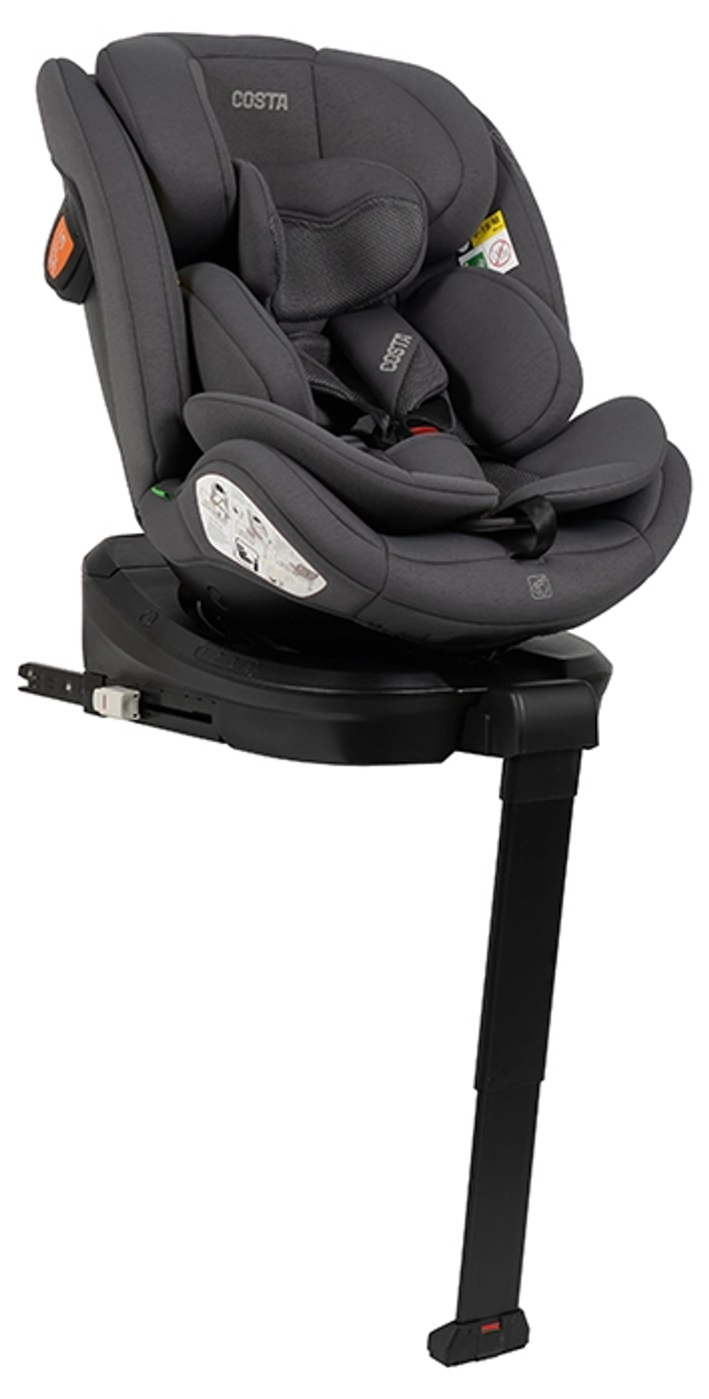 Автокресло детское Farfello Costa YB-108A Isofix I-Size группа 0/1/2/3 (0-36 ) графитовый