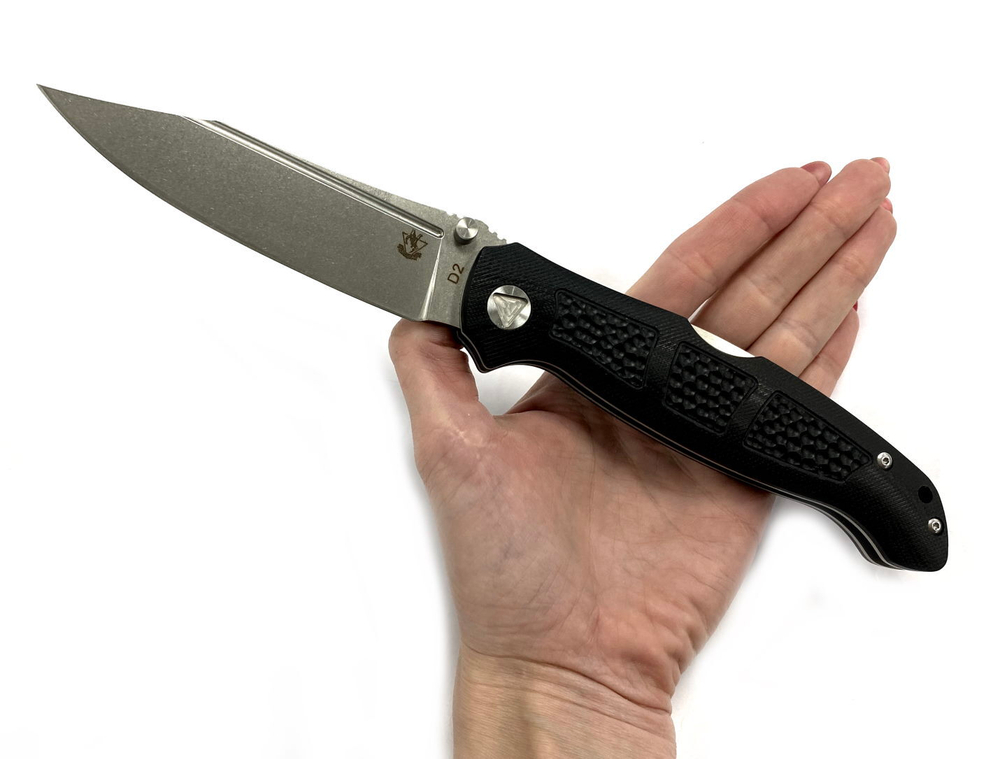 Складной нож Брат-2 сталь D2, рукоять Black G10, A5-2