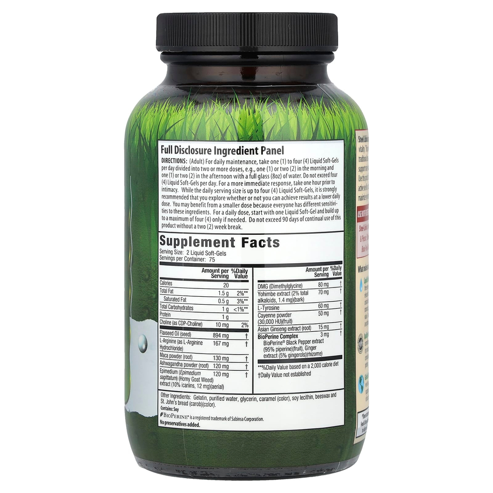 Irwin Naturals, Steel-Libido®, 150 желатиновых капсул
