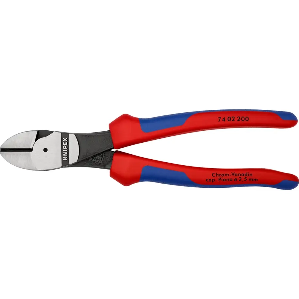 Кусачки боковые особой мощности черненые 200 мм Knipex 74 02 200 SB