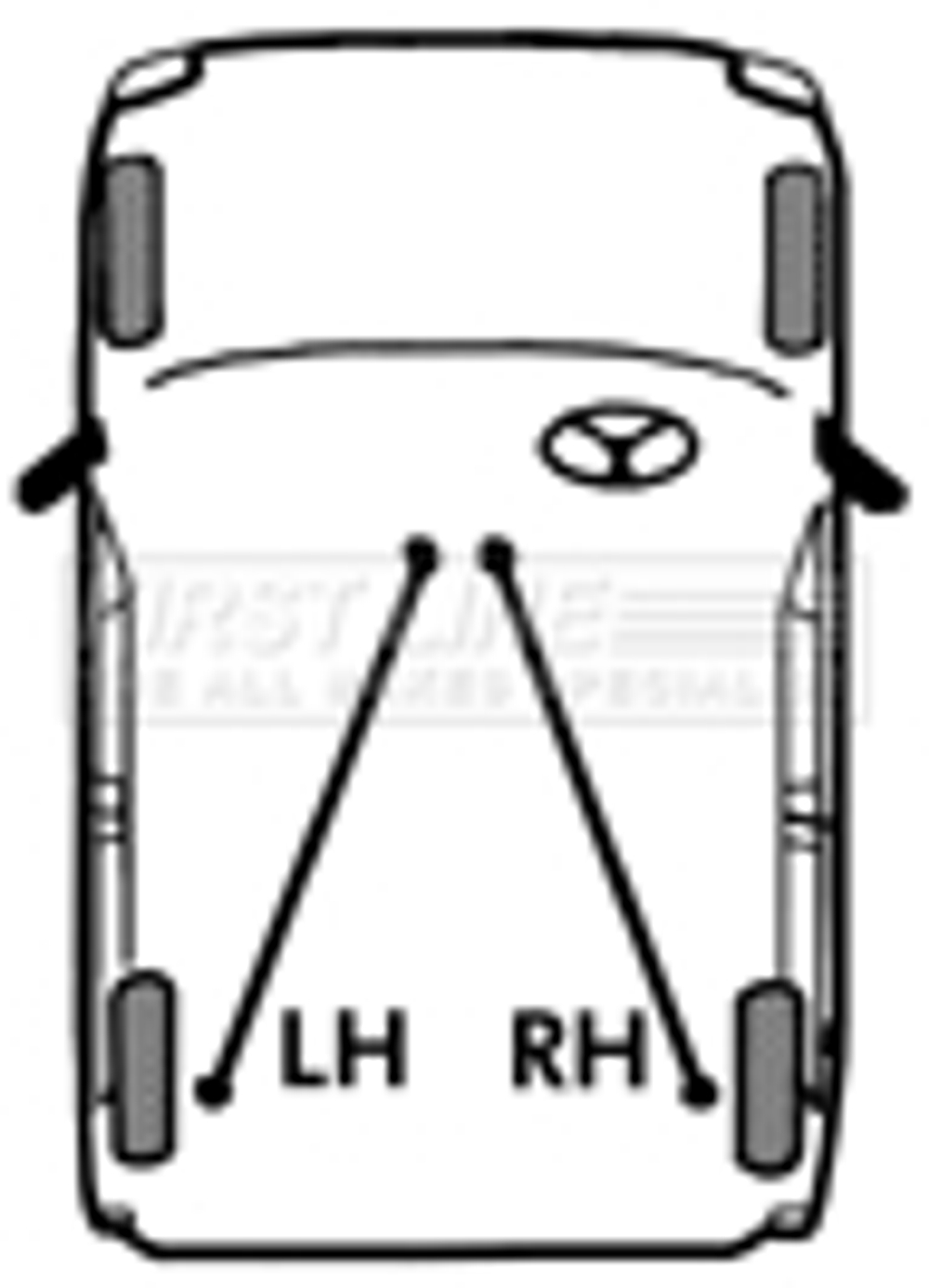 FIRST LINE - 4102451-ADR - Cable Pull, parking brake - Na nasem stanju artikl proizvodaca ADRIAUTO.