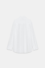 ГЛАДКАЯ РУБАШКА ИЗ ПОПЛИНА — ZW COLLECTION — ZARA