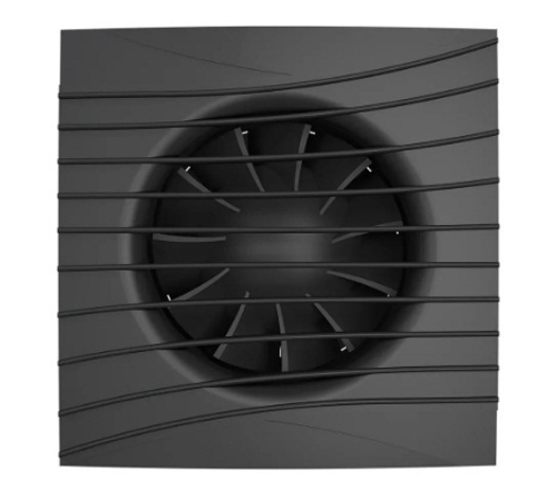 Вентилятор накладной ERA DiCiTi SILENT 5C Matt Black dØ125