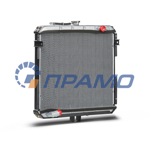 ЛР33104-1301010 (ПРАМО) Радиатор охлаждения для ГАЗ 33104 Валдай ММЗ Д-245 (алюм.)