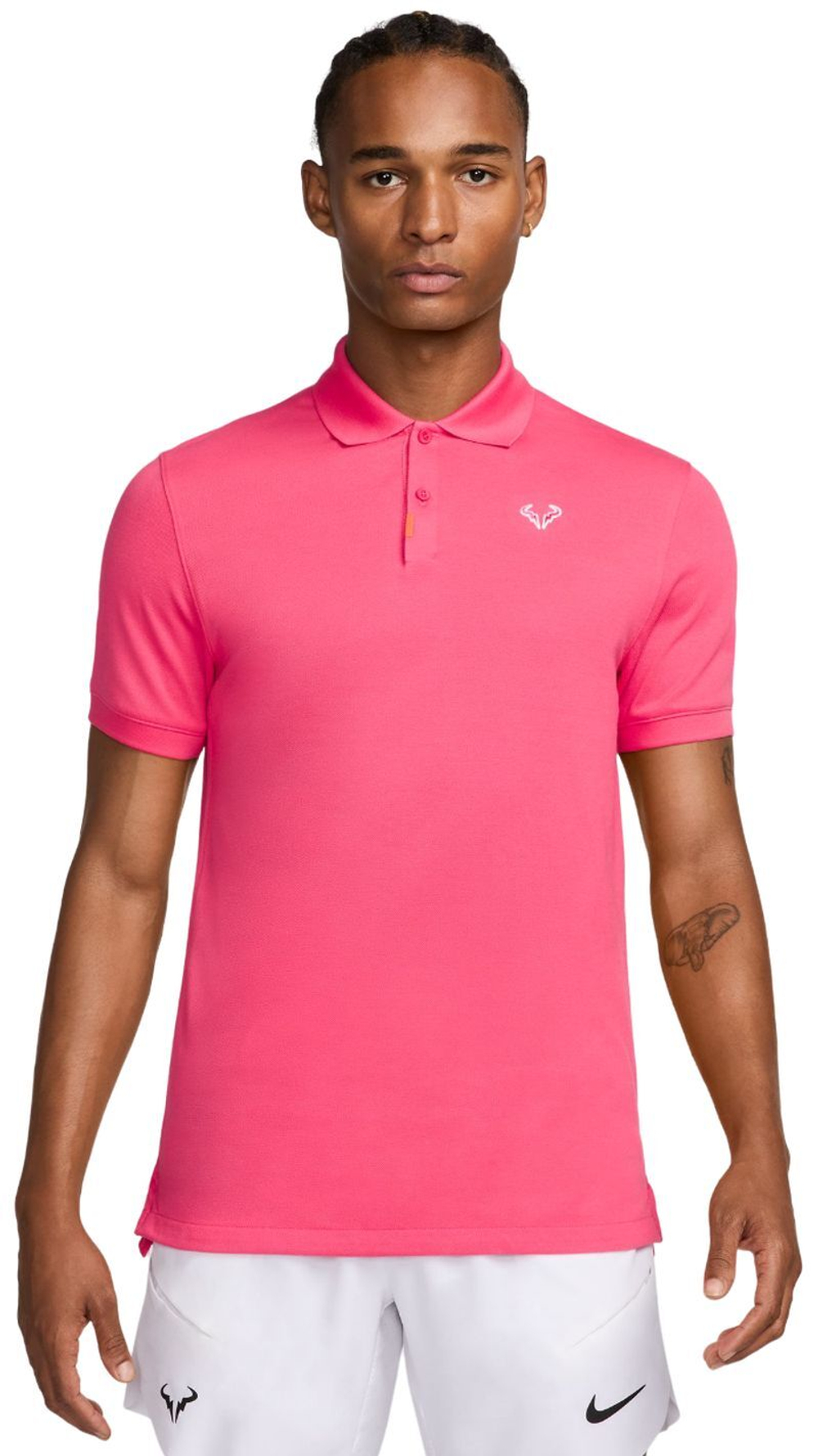 Мужское теннисное поло Nike Rafa Slim - Розовый