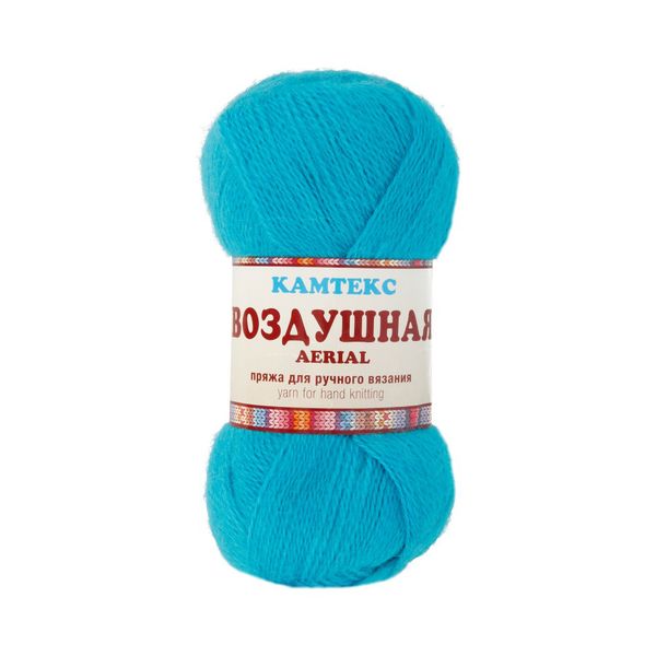 Пряжа Камтекс Воздушная / уп.5 мот. по 100 г, 370 м, цв.024 бирюза