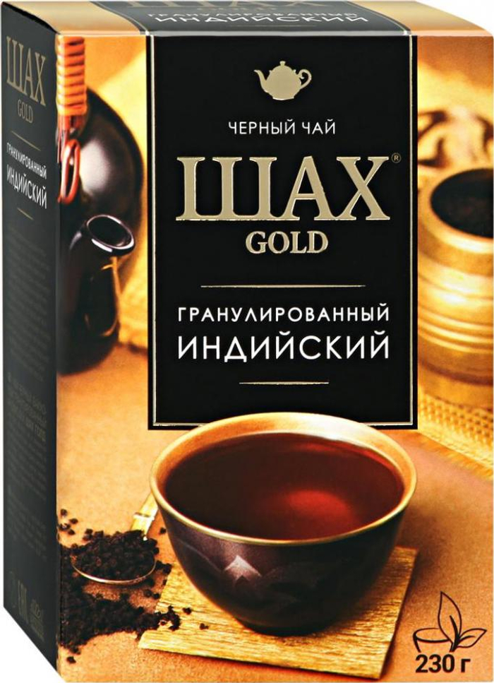 Чай Шах Голд 230гр гранулированный (24шт) 1236-24