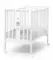 Детская кроватка на колесах Erbesi Mini Charly White/Tortora