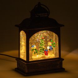 Светодиодная новогодняя фигура ЭРА ENGDS-11 Снеговики 1 LED | Фигуры