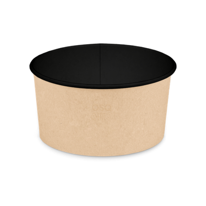 OSQ Упаковка Round Bowl ЧЕРНЫЙ 1000 БЕЗ КРЫШКИ (1/45/270)