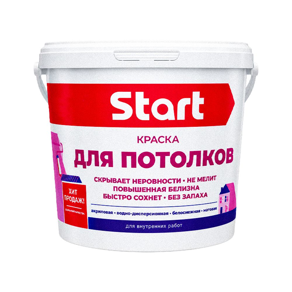 В/д д/потолков белоснеж. START 7кг (Сайвер) В/д д/потолков белоснеж. START 7кг (Сайвер)
