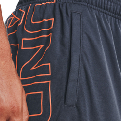 Мужские теннисные шорты Under Armour Tech WM Graphic Shorts Men - Dark Grey, Orange