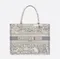 Сумка Dior Book Tote Dioriviera, белый/серый