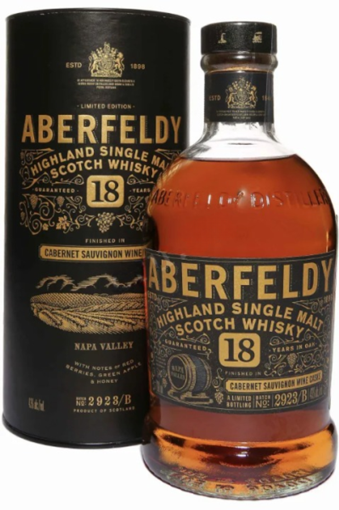 Aberfeldy, 18 years Cabernet Sauvignon Wine Cask
