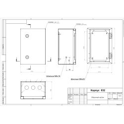Корпус металлический ЭРА OPTIMA ЩМП-30.21.15 (300х210х150) IP66 У2 серый | Корпуса металлические с монтажной панелью
