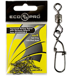 Вертлюг с застёжкой EcoPro EP-301-12 05кг 10шт Black Nickel (EPHRSGSB-12)