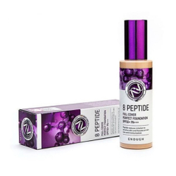 Enough 8 Peptide Full Cover Perfect Foundation Spf50+ Pa+++ тональный крем с пептидами №13 светлый бежевый