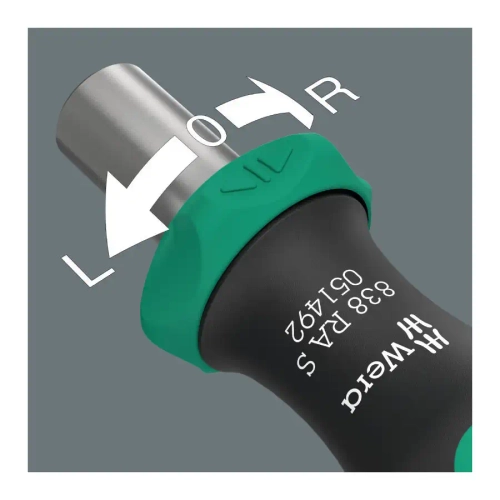 Трещоточная отвёртка в наборе Kraftform Kompakt 838 RA S Set 1 WERA 05051060001
