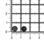 Хольнитены (заклёпки) 2-сторонние ⌀6.0 мм, h=6.0 мм, сталь, №0, оксид, уп≈2000 шт, New Star