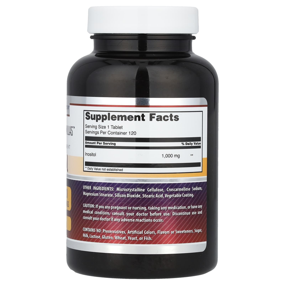 Amazing Nutrition, Инозитол, 1000 мг, 120 таблеток