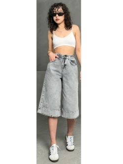 Шорты джинсовые удлиненные Багги baggy