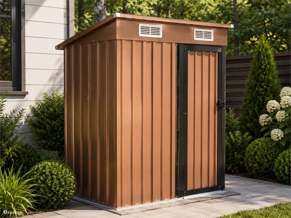 Металлический хозблок 5×3, 148,5×83×184 см