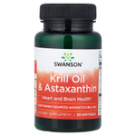 Swanson Vitamins, масло криля и астаксантин, 30 капсул
