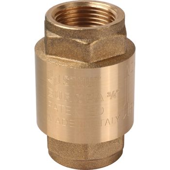 Клапан обратный пружинный с металлическим седлом STOUT   3/4"