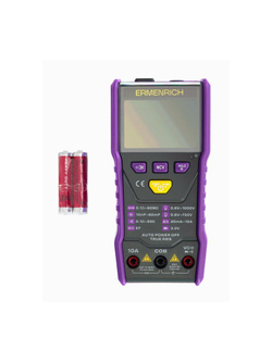 Мультиметр цифровой Zing TC20 фиолет. Ermenrich 83844