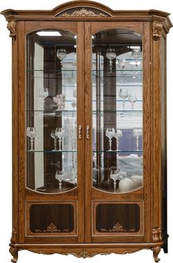 Шкаф-витрина 2д «Альба» П4.485.0.05 (П485.05)
