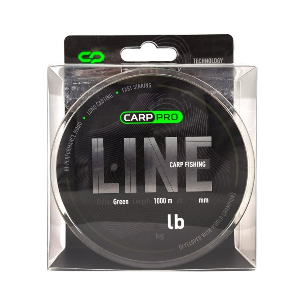 CARP PRO Леска Green 1000м 0,234мм