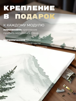 Картина Сила вершин модульная 50x70см 3шт.