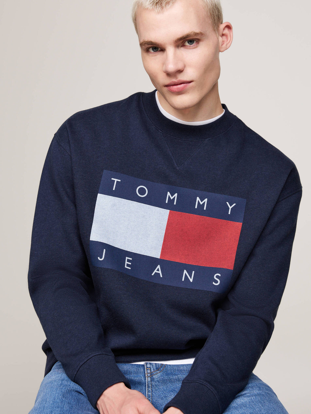 Худи Tommy Jeans - темно-синий(DM0DM19756)