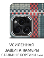 Дизайнерский чехол для IPHONE 15 PRO MAX с камерой-подставкой и MagSafe