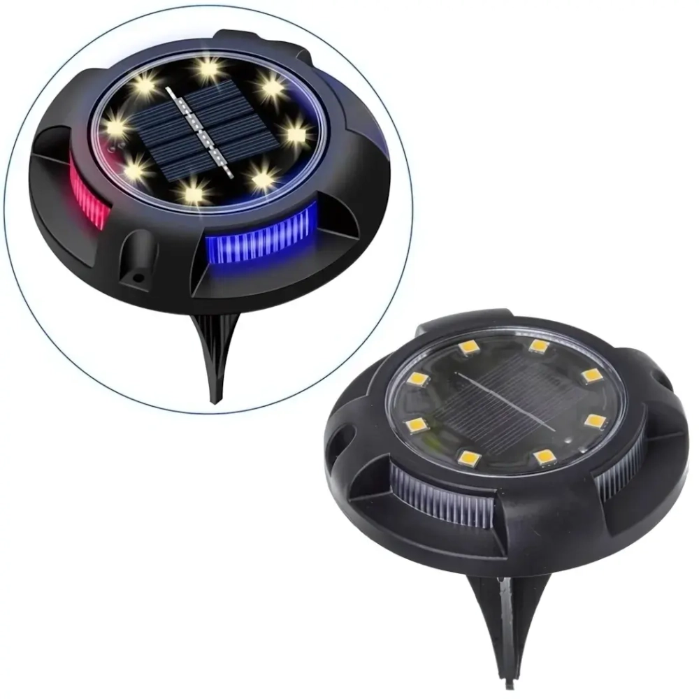 Фонарь садовый «Streetlight» 12 см, d=11 см, на солнечной батарее, Мультицвет