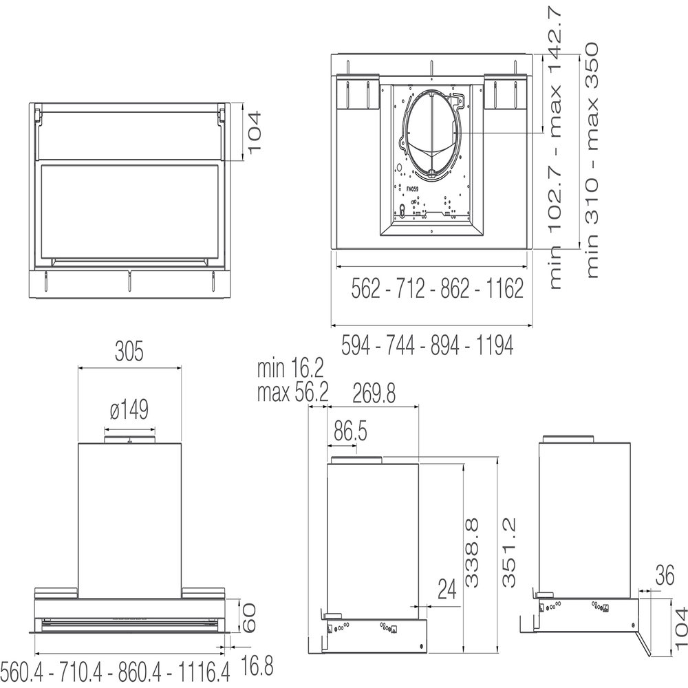 ELICA BOXIN ADV PLUS IX/A/60 PRF0191539