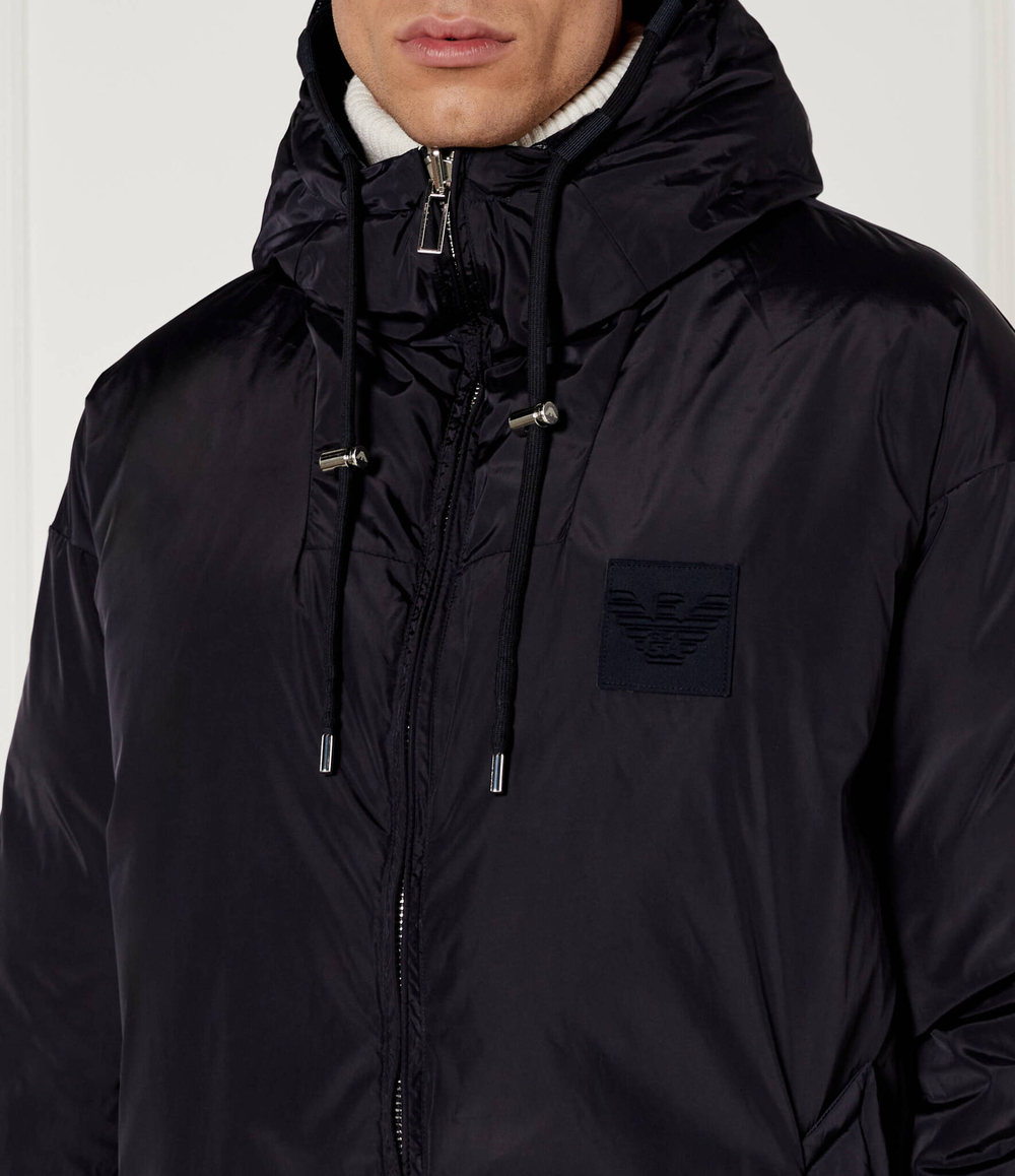 двухсторонняя пуховая куртка giacca piumino Emporio Armani - черный(6L1L83 1NNBZ)
