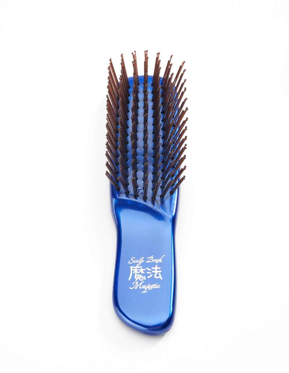 Расческа Majestic Scalp Brush синяя (дорожная версия)
