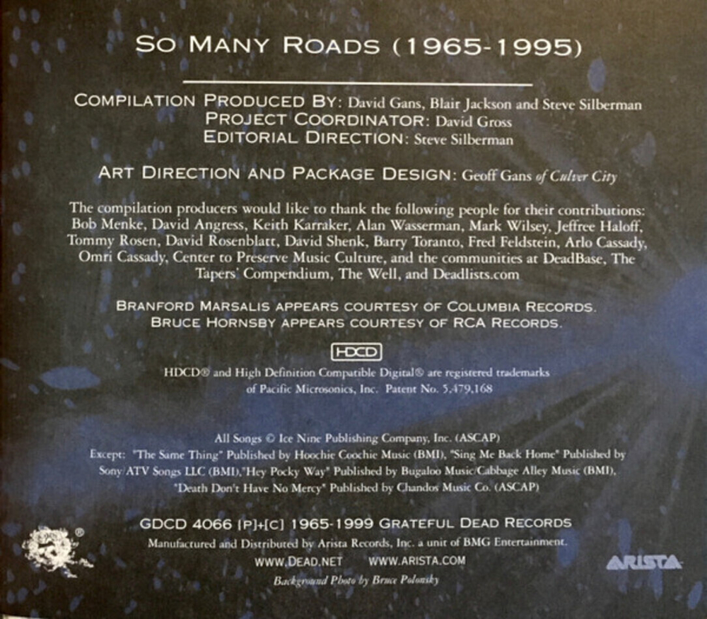 The Grateful Dead / So Many Roads (1965-1995) (5HDCD)