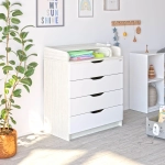Комод Атон СИРИУС-2 WOOD ПВХ 800/4 древесина белая