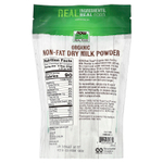 NOW Foods, Real Food, органическое обезжиренное сухое молоко 340 г (12 унций)