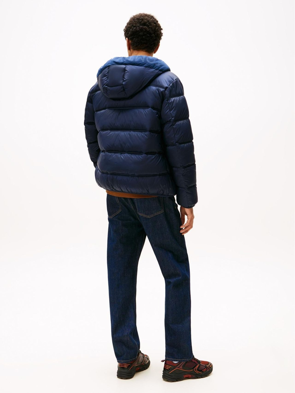 Куртка утепленная мужская TOMMY JEANS TJM HOODED LOGO PUFF