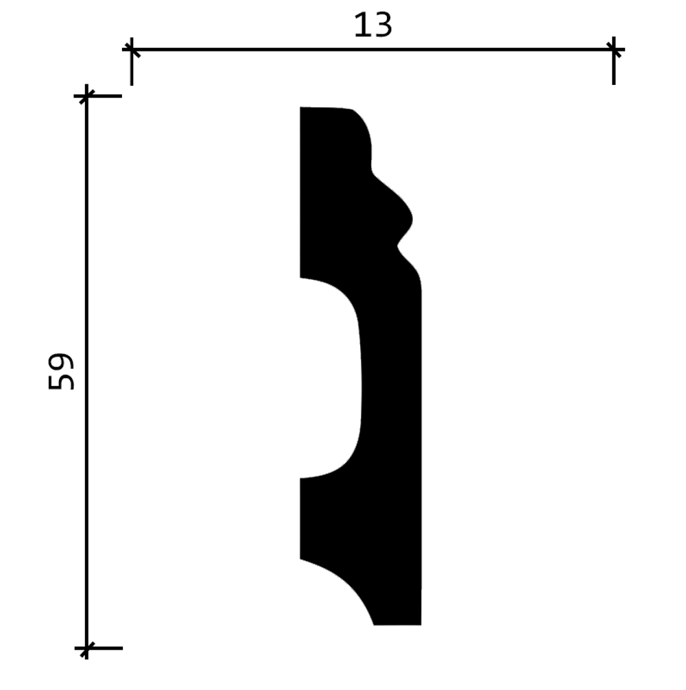 Плинтус DD27