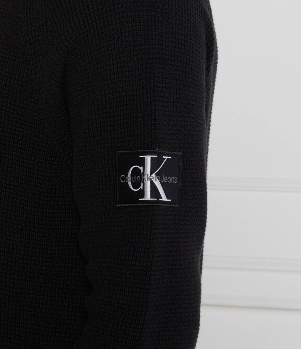 Свитер BADGE EASY CALVIN KLEIN JEANS - черный(J30J323989)