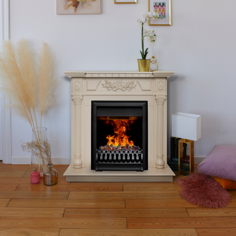 Каминокомплект Real Flame Dacota WT с очагом 3D Oregan