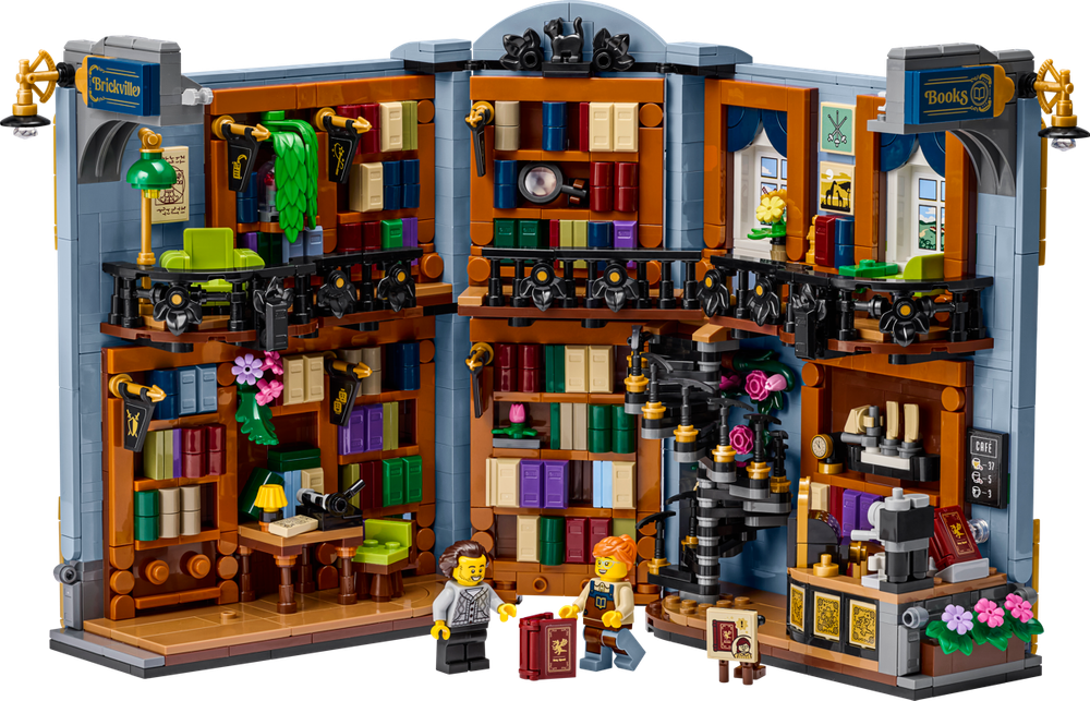 Конструктор LEGO Icons 11379 Bookstore: Book Nook